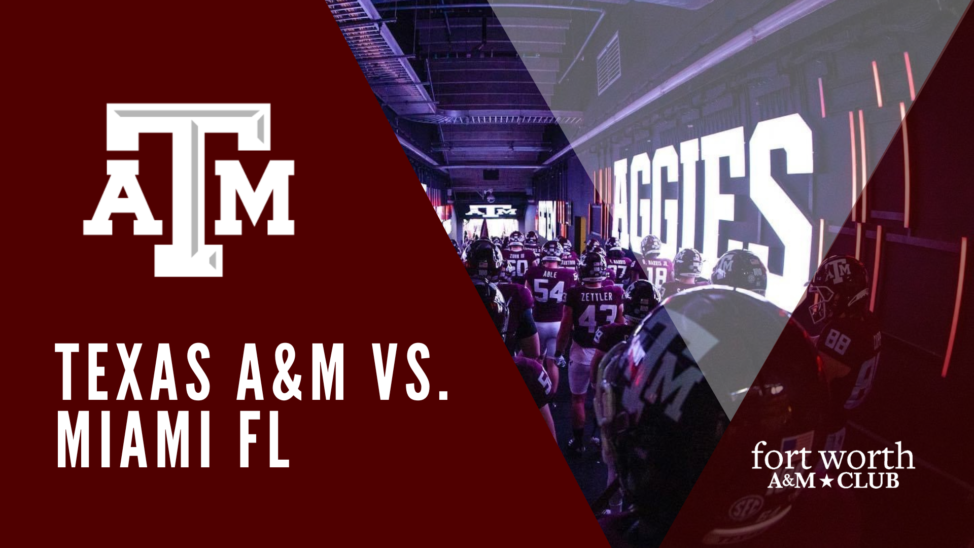 Texas A&M vs. Miami Watch Party Fort Worth A&M Club